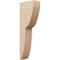 Ekena Millwork 5"W x 10"D x 30"H Thin Crestline Rough Cedar Woodgrain TimberThane Corbel, Primed Tan CORUR05X10X30CRERCPR - alternate 1